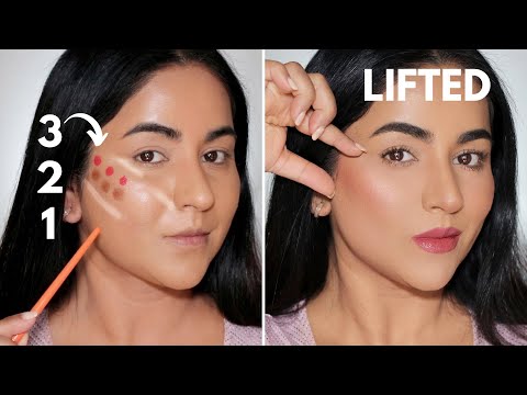 How To Lift YOUR Face with Makeup!