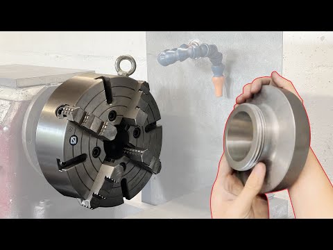 Lathe 4-jaw chuck backplate build - L00 spindle