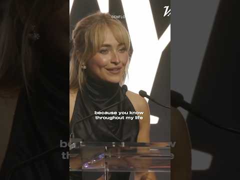 Sabrina is so inspirational 🥹