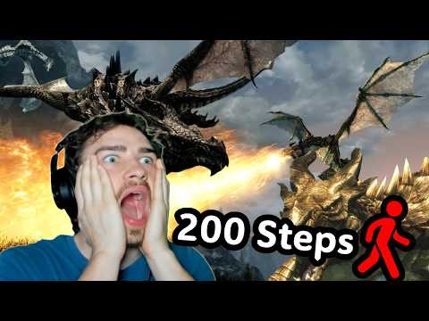 Skyrim, But A Dragon Spawns Every 200 Steps