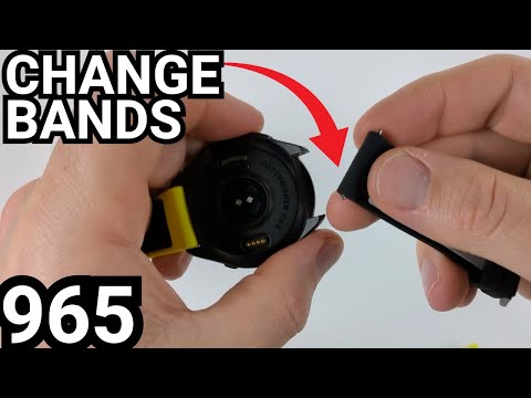 How to Change Watch Band on Garmin Forerunner 965