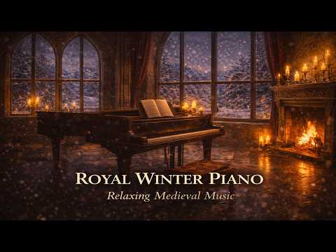 Medieval Piano for Winter Nights | Relaxing Royal Piano Music for Sleep & Calm