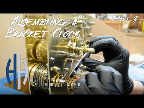 Repairing an antique clock - Assembling a bracket clock Part 3