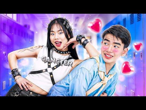 Gangster Girl Falls In Love With A Good Boy! From Bad To Good Girl