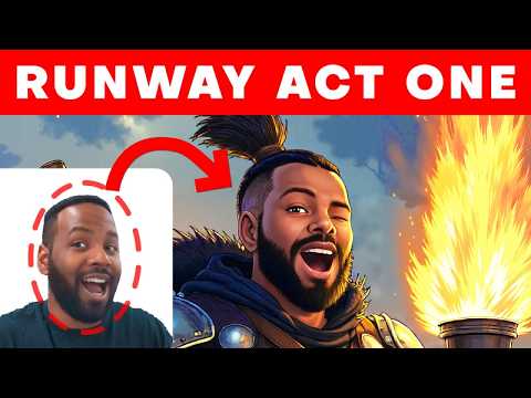 CREATE Your CHARACTER Animations in SECONDS!│Runway Act-One Tutorial
