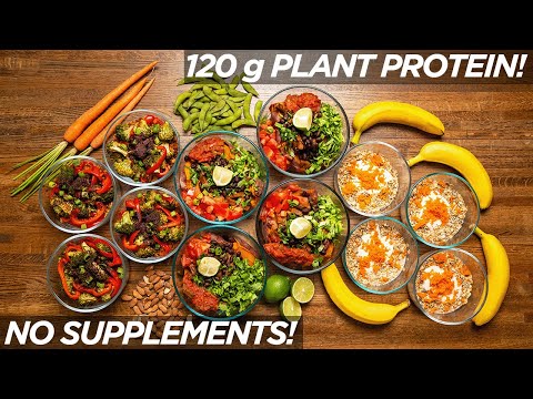 EASY High-Protein Vegan Meal Prep! (1,800 Calories)