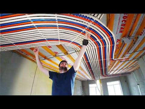 Электрика в частном доме своими руками ⭕️ Штробы, установка подрозетников и прокладка кабеля