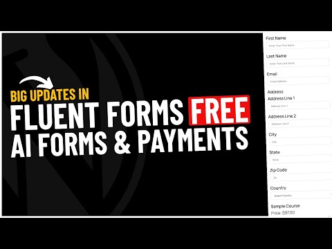 2 Exciting NEW Features Added To Fluent Forms FREE