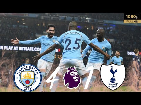 Tottenham Got Embarrassed By Man City! MAN CITY 4-1 TOTTENHAM FHD | Extended Highlights
