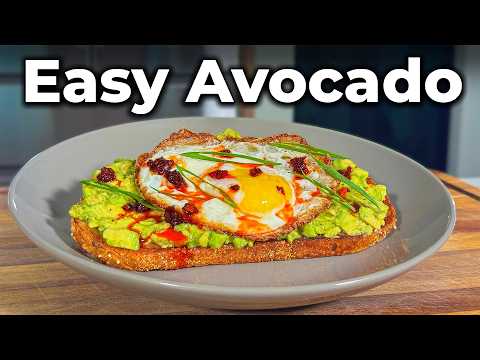 The Best Avocado Toast in 5 Minutes (3 EASY Recipes)