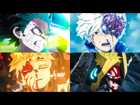 MY HERO ACADEMIA: All's Justice - All Animated Cutscenes & Endings (4K 60FPS)