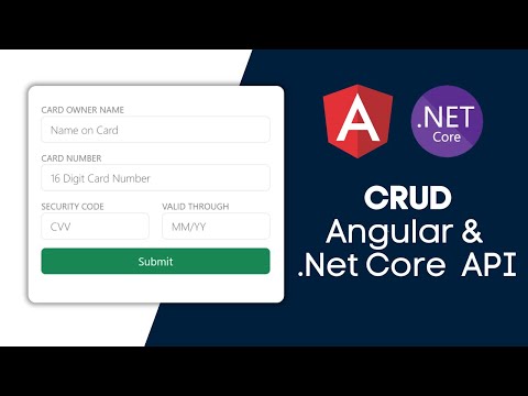 Asp.Net Core Web API CRUD with Angular
