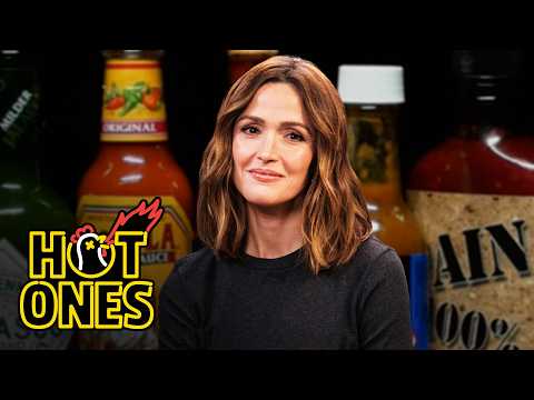 Rose Byrne Feels Crazy While Eating Spicy Wings | Hot Ones
