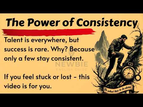 Be Consistent, Change Your Life || Improve Your English Fluency ✅ || English Listening Practice ✅