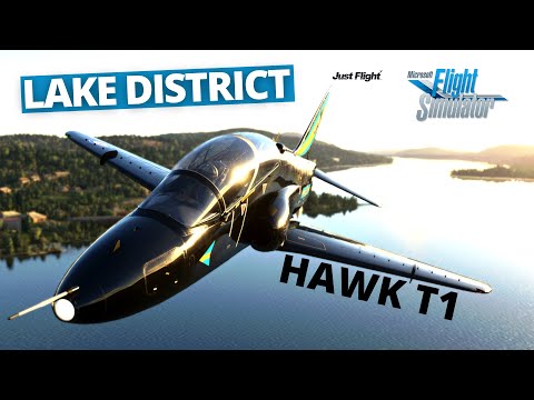 Navigating the Lake District in the Just Flight Hawk T1 (MSFS) - Real Hawk pilot