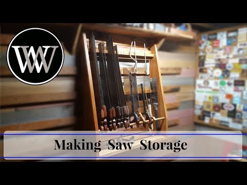 How to Make a Saw Till Hand Saw Storage | Hand tool Woodworking Project