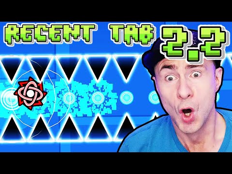 THE BEST RECENT TAB 100 LIFE CHALLENGE I'VE EVER DONE - Geometry Dash 2.2