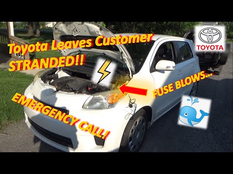 HELP!! Toyota Leaves Customer STRANDED!! (Fuse BLOWS Instantly: '09 Scion xB)