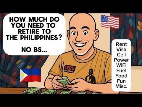 A retired American’s monthly budget & expenses in The Philippines!