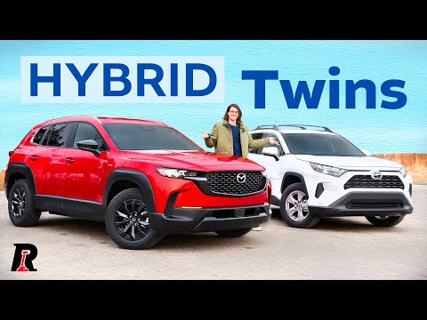 2025 Toyota RAV4 Hybrid vs Mazda CX-50 Hybrid Comparison / Crossover Episode!