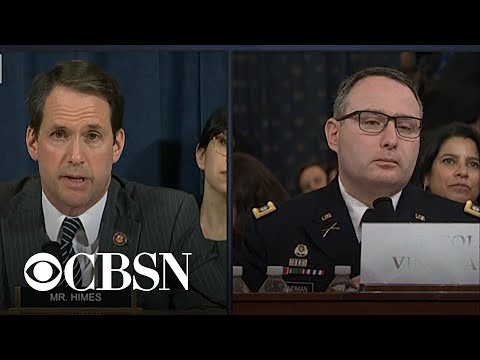 Vindman explains why he was awarded the Purple Heart