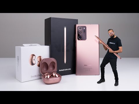 Samsung Galaxy Note 20 Ultra & Galaxy Buds Live UNBOXING