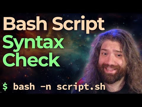 Simple Trick to Syntax Check Bash Scripts without executing them - You Suck at Programming #063