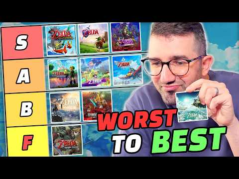 Ranking EVERY ZELDA I’ve played from WORST to BEST