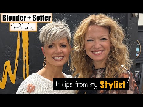 Blonder & Softer Pixie Hair ✨ Plus Undercut Advice!