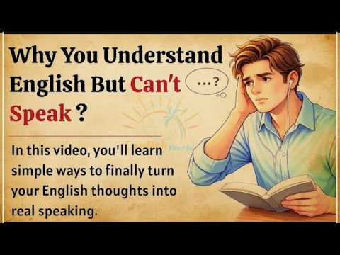 Understand English But Can’t Speak? Here's Why || How to Speak English Fluently || ESL