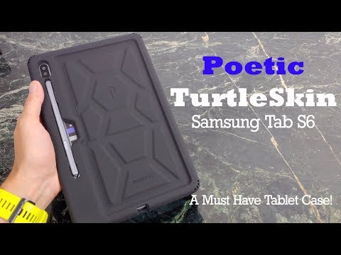Samsung Tab S6 Poetic Turtle Skin Case Review