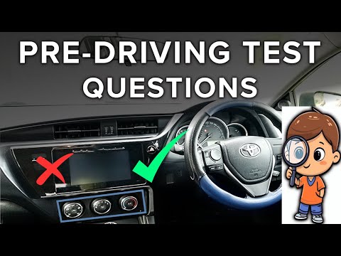 Controls Driving Examiners Ask Before the Test Begins - Australia Driving Test