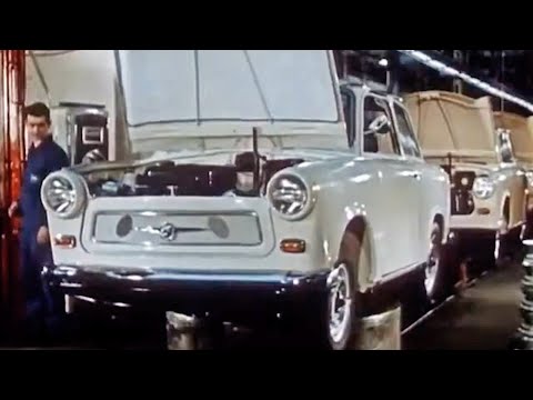 Trabant Factory - production in Zwickau DDR