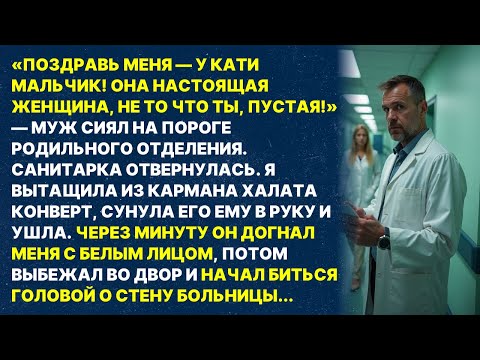 Муж прибежал хвастаться что любовница родила сына. Но когда открыл мой конверт