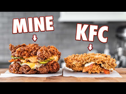 Making The KFC Double Down At Home | But Better