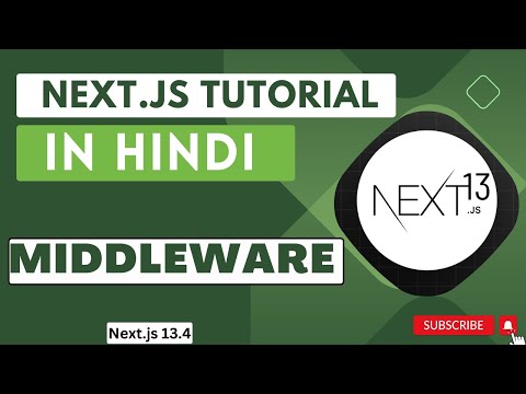 Next JS tutorial in Hindi #15 |  Middleware in next.js