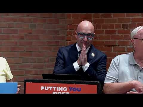 Andrew Knack speaks after Edmonton mayoral race victory