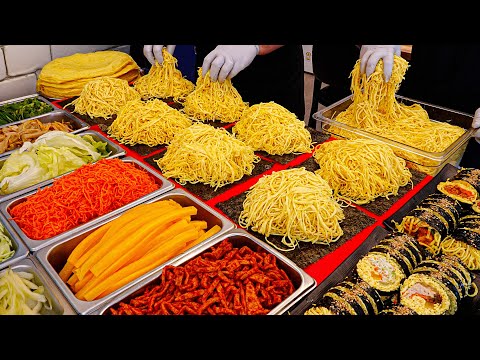 Koreans' favorite food!! Egg Bomb Kimbap Making Master / korean street food