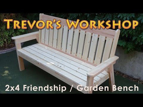 2x4 friendship / garden bench
