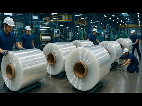 This is how stretch film is made: the secret plastic that moves the world.