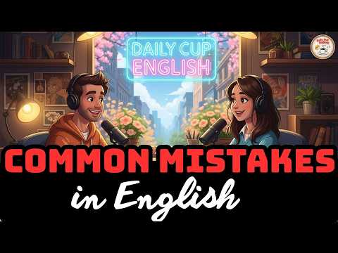 Common Mistakes English Learners Make | Speak Better English Every Day | Daily Cup English Podcast