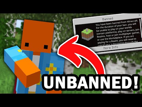 How to get UNBANNED from Minecraft Bedrock!