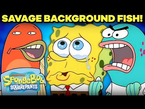 30 Savage Background Fish Moments! 🐟 | SpongeBob