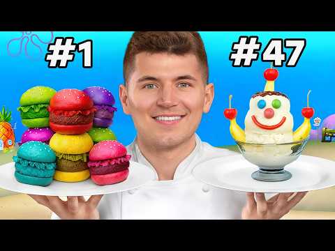 I Cooked Every Food From SpongeBob