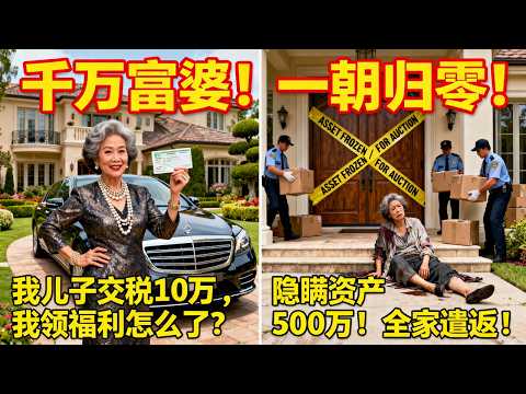 加拿大温哥华62岁富婆赵翠花组团骗领救济金，嚣张喊话：我儿子交税10万，我领点福利怎么了？移民局彻查后她彻底傻眼：隐瞒资产500万，全额追缴+永久禁入+全家遣返！