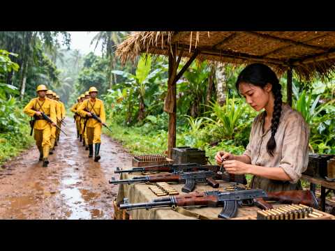 一群日軍包圍姑娘,殊不知姑娘是超級兵王,反殺所有日軍!#中國功夫 #kungfu #動作 #抗日