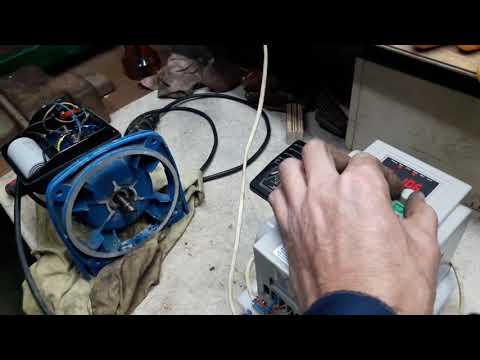 ЭкСпЕрИмЕнТ, подключил китайский частотник к однофазному мотору.