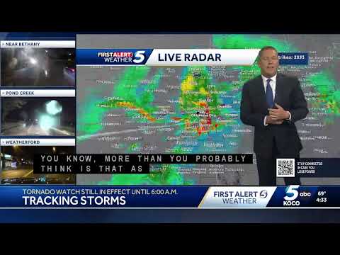 WATCH LIVE: Tracking Severe Storms Across Oklahoma