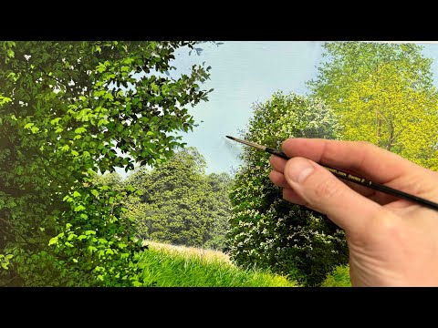 How to paint up close foliage | Is the technique different?