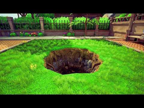 I literally dug a hole to China